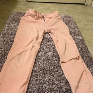 pink american eagle jeans